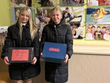 Krabice od bot - charitativní sbírka